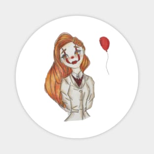 Clown girl Magnet